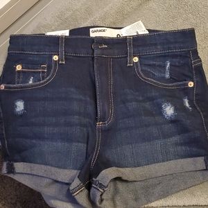 Denim shorts